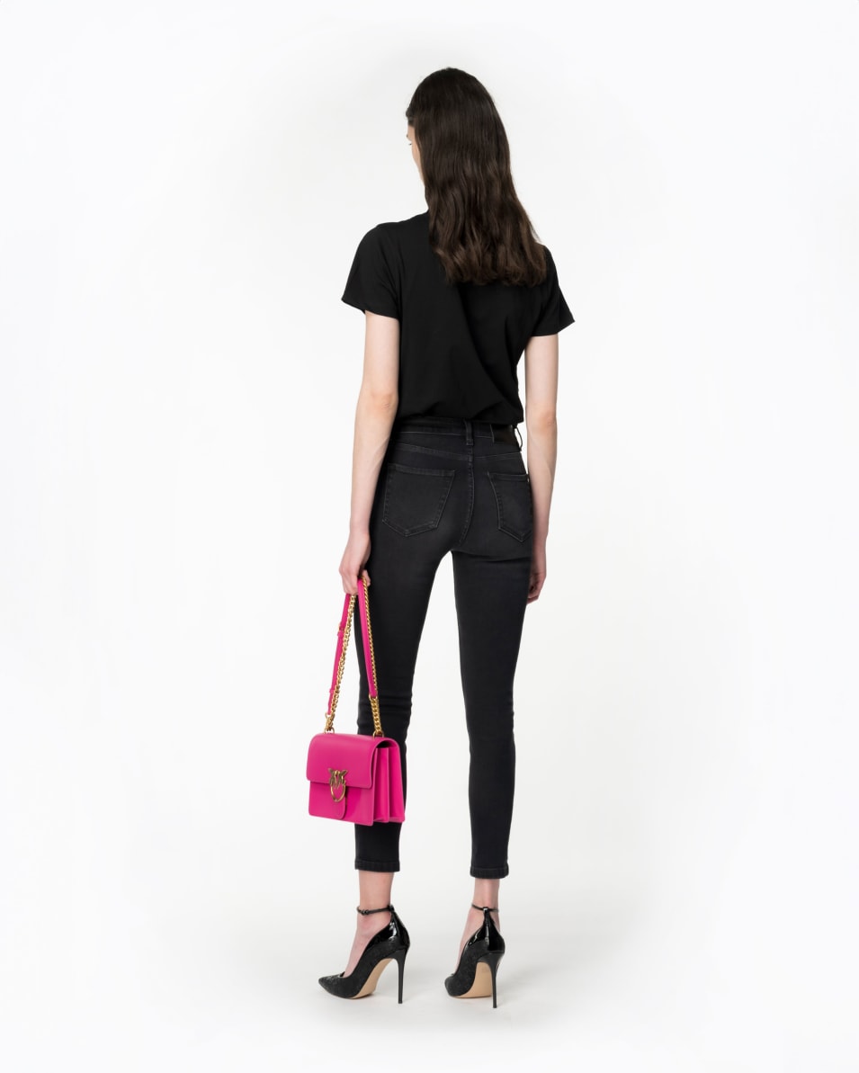Pinko Skinny-Jeans aus schwarzem Stretch-Denim Black Friday