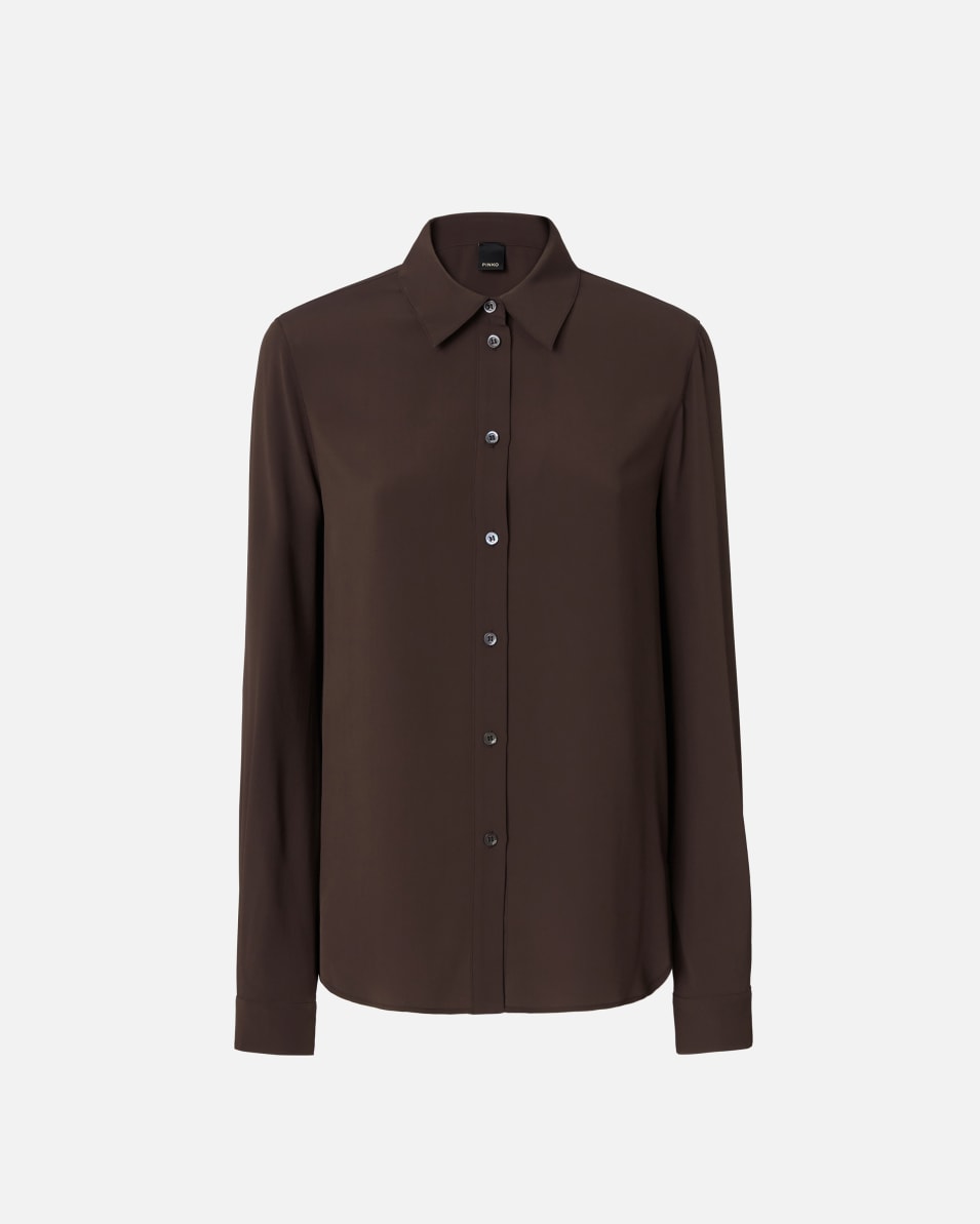 Pinko Hemdbluse aus Crêpe de Chine aus Seidenmix Riesige Rabatte