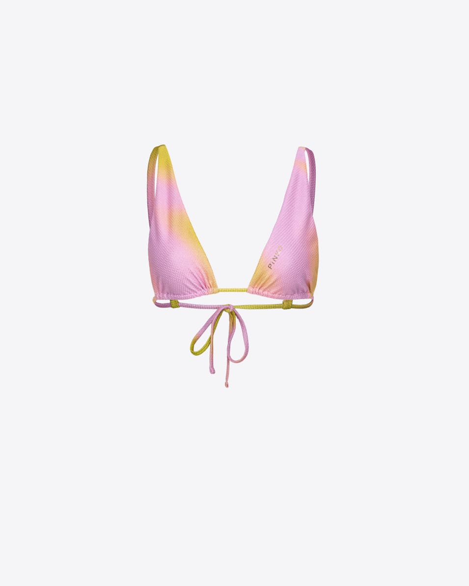 Pinko Triangel-Bikinitop mit Farbverlauf