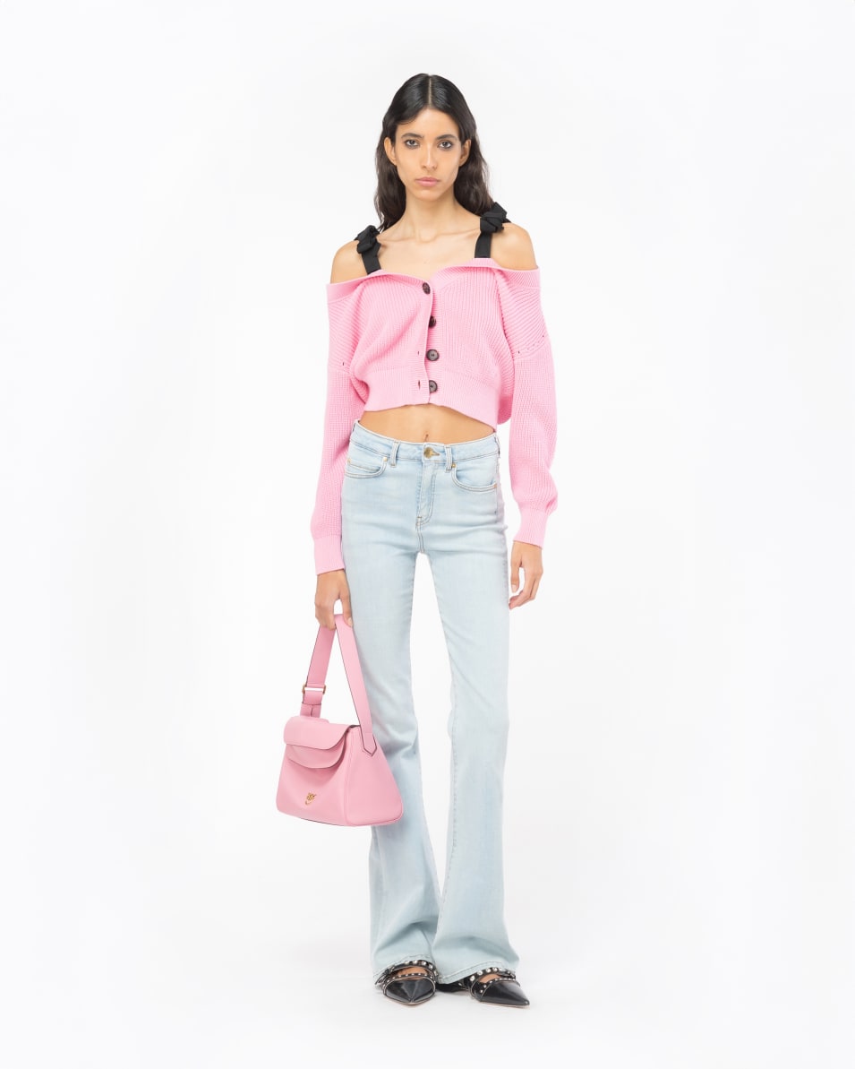 Pinko Schlagjeans Denim Baby Blue Online Shopping