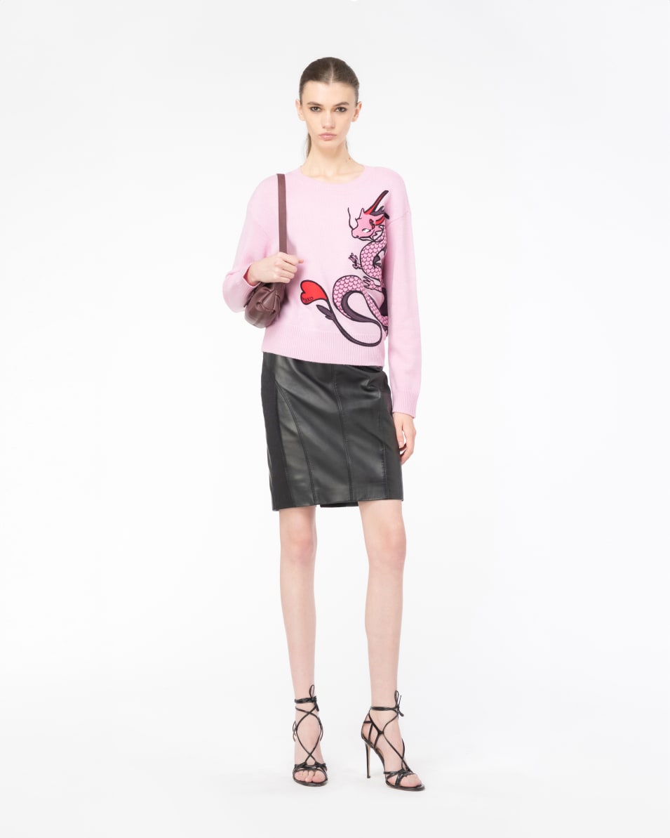 Pinko Pulli Drachenstickerei Preisnachlass