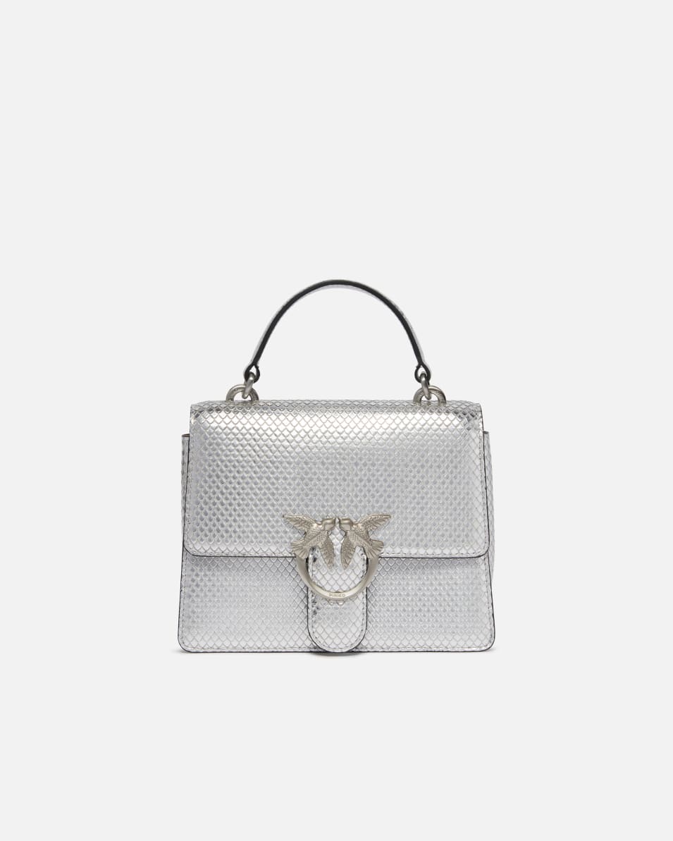 Pinko Laminated Mini Love Bag with shoulder strap Neuheiten