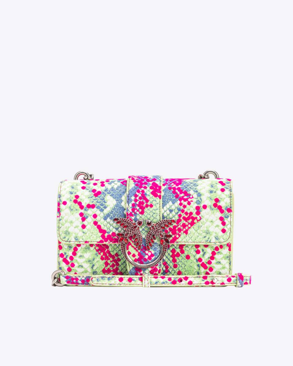 Pinko Mini Love Bag One Python Flock PINKO Galleria Im Verkauf