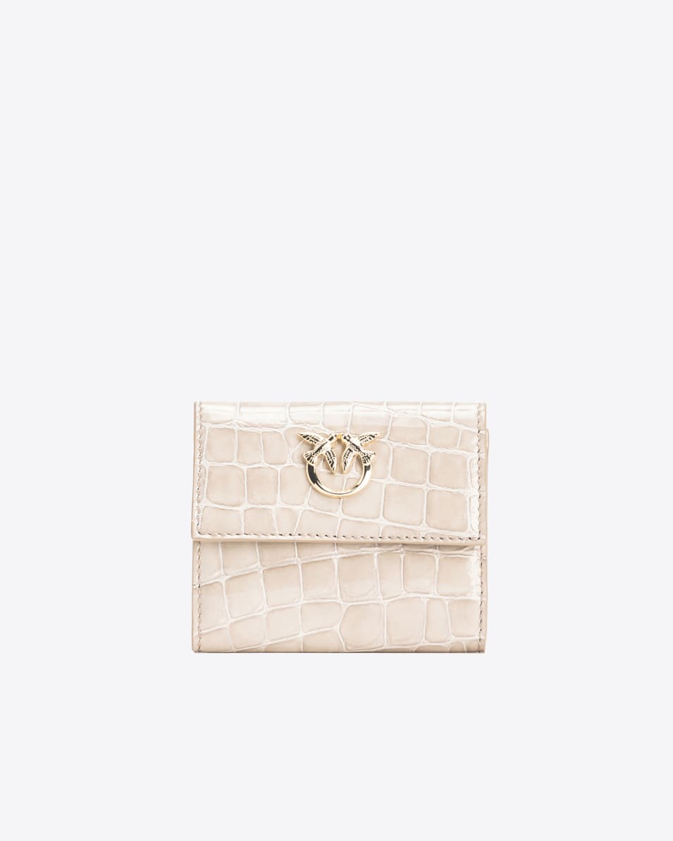 Pinko Kleine Geldbörse Krokoprägung PINKO Galleria