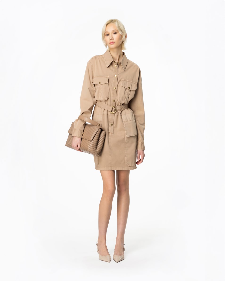 Pinko Utility-Kleid Old Wash Blitzverkäufe