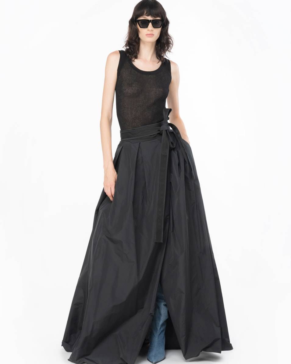 Pinko Eleganter Maxirock aus Taft Vatertagsangebot