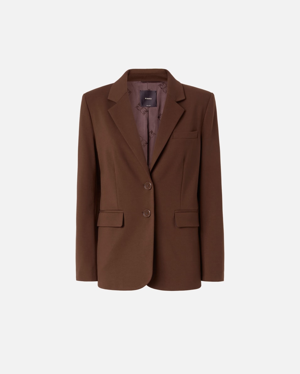 Pinko Einreihiger Blazer mit strukturierten Schultern Top Angebot