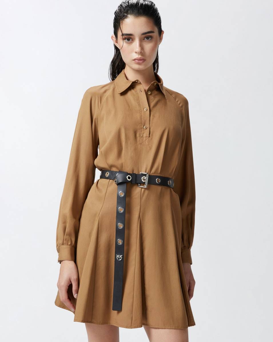 Pinko Hemdblusenkleid mit weicher Textur Bis zu 50% Rabatt