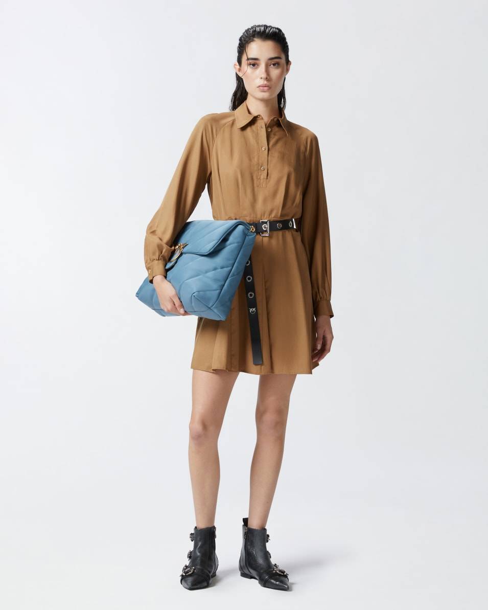 Pinko Hemdblusenkleid mit weicher Textur Bis zu 50% Rabatt