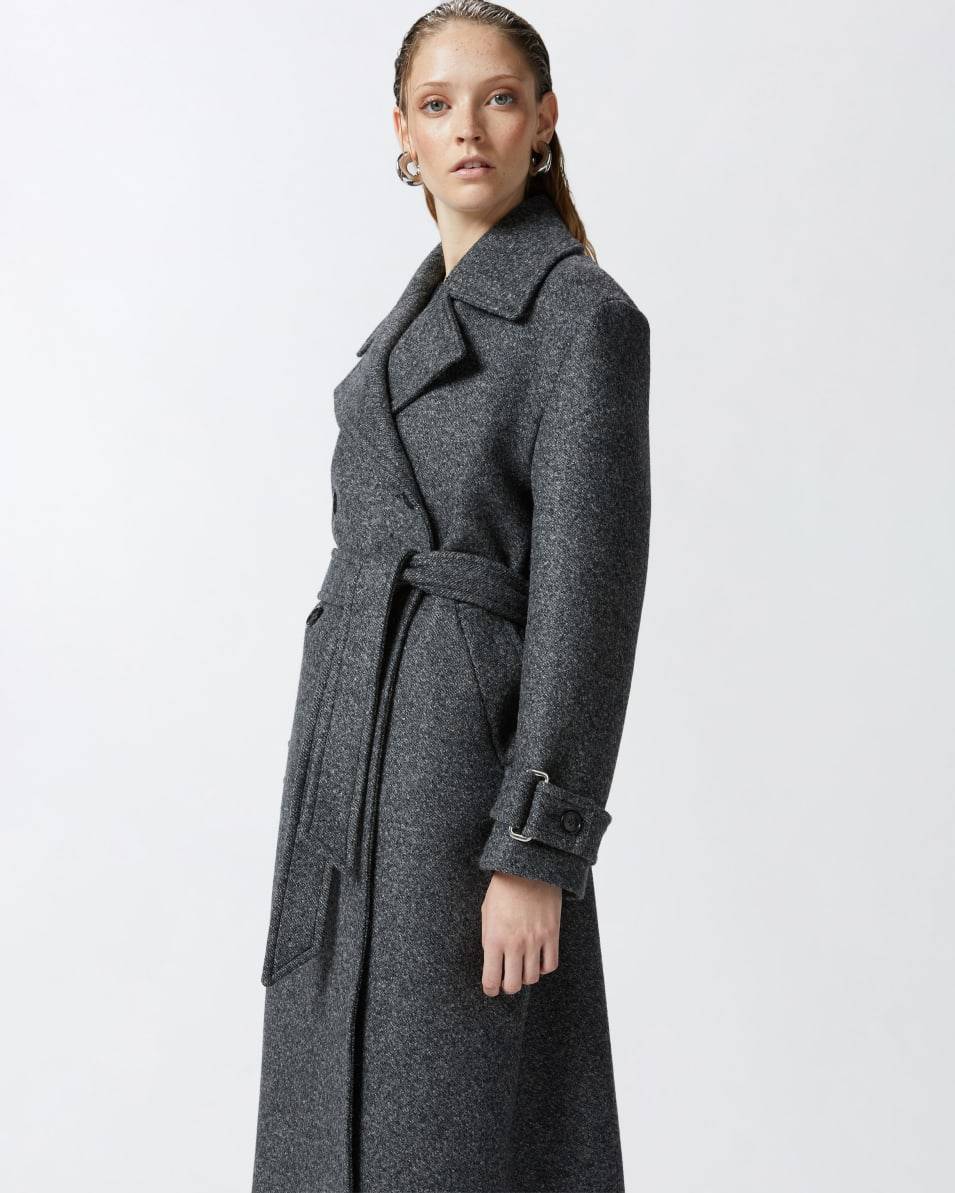 Pinko Mantel im Trenchcoat-Stil mit Gürtel Nur für heute