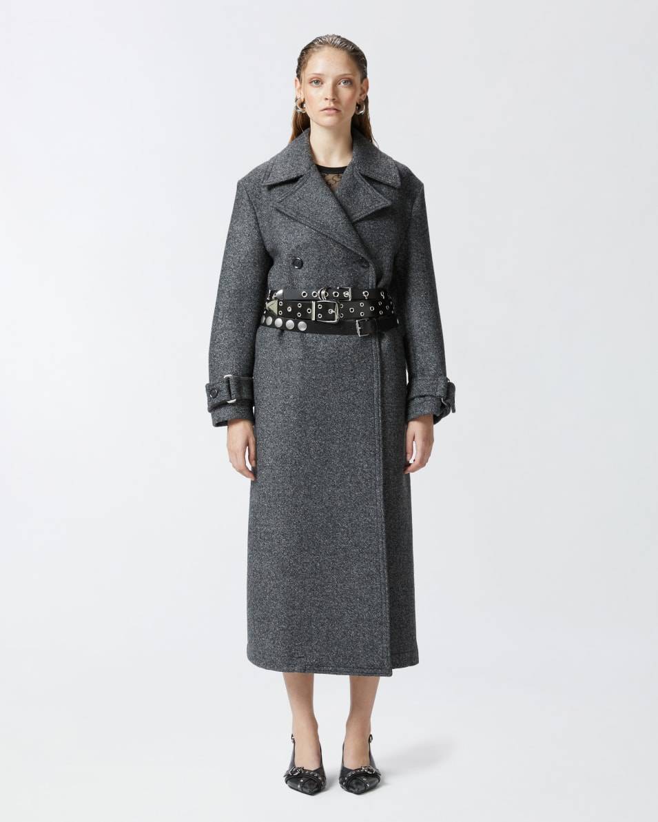 Pinko Mantel im Trenchcoat-Stil mit Gürtel Nur für heute