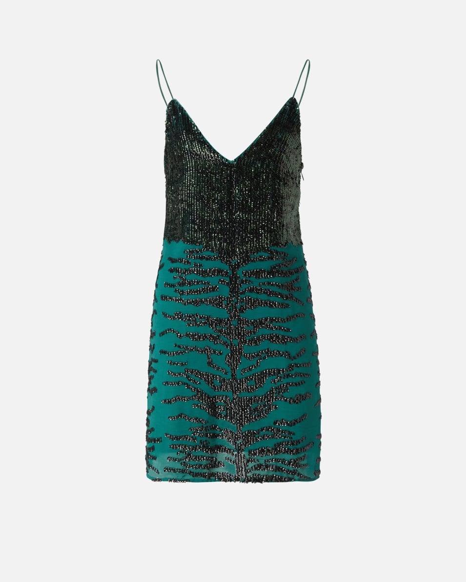 Pinko Minikleid mit Pailletten-Zebramuster Bis zu 55% Rabatt