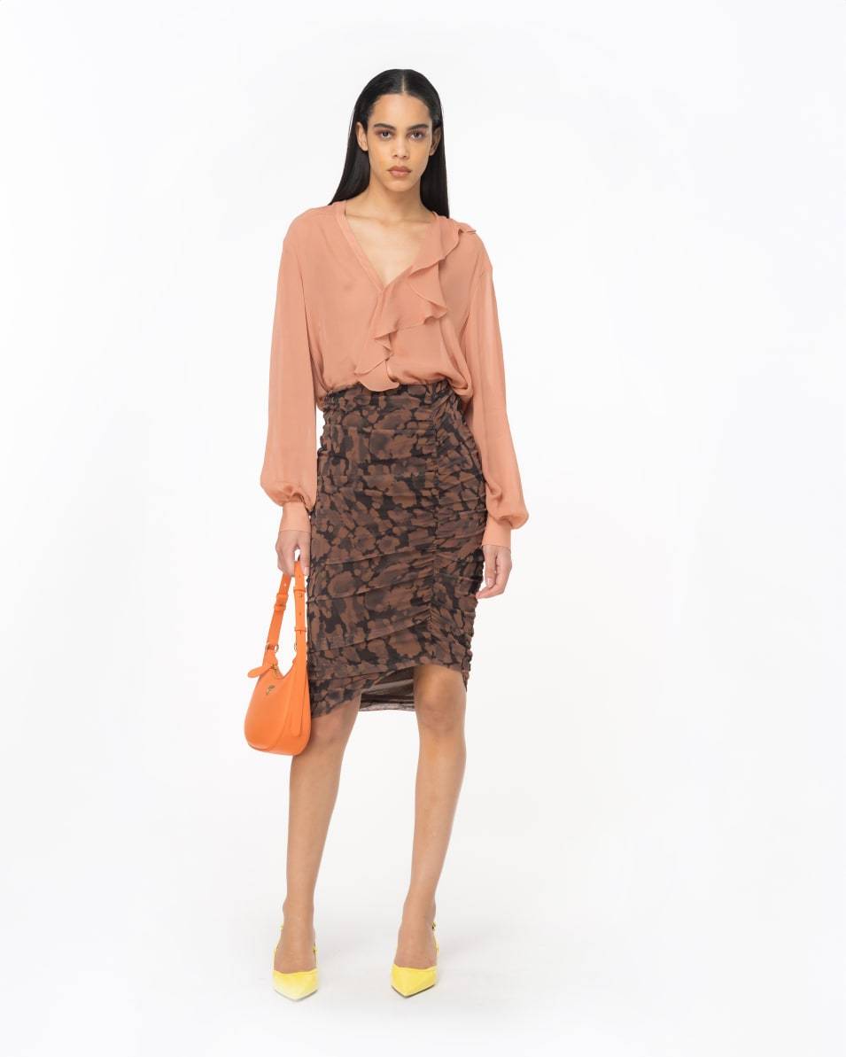 Pinko Bluse mit Volant Lagerräumung