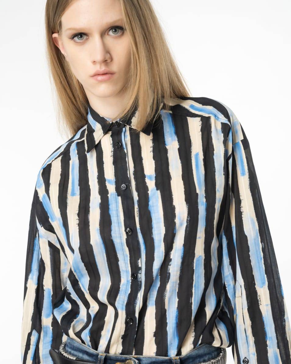 Pinko Bluse Pinselstrich-Print Tägliche Deals