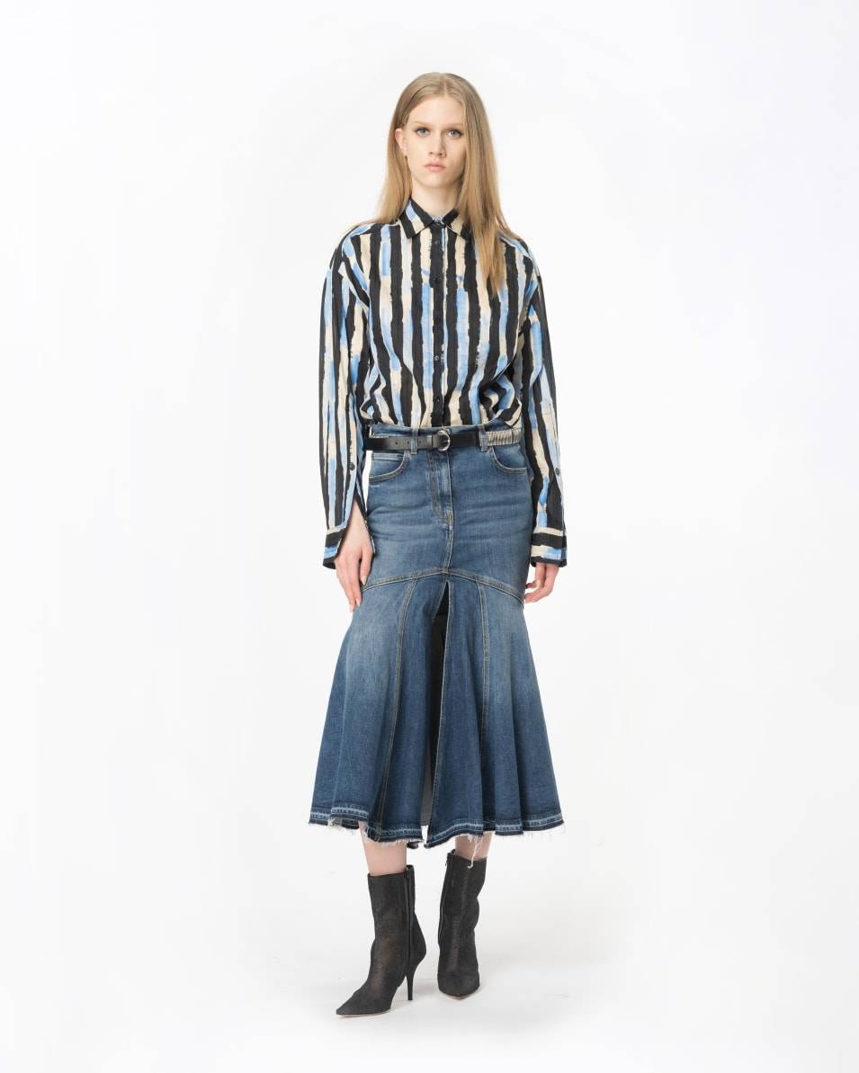 Pinko Bluse Pinselstrich-Print Tägliche Deals