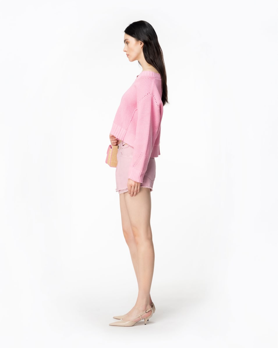 Pinko Shorts aus Baumwoll-Bull Sonderangebote