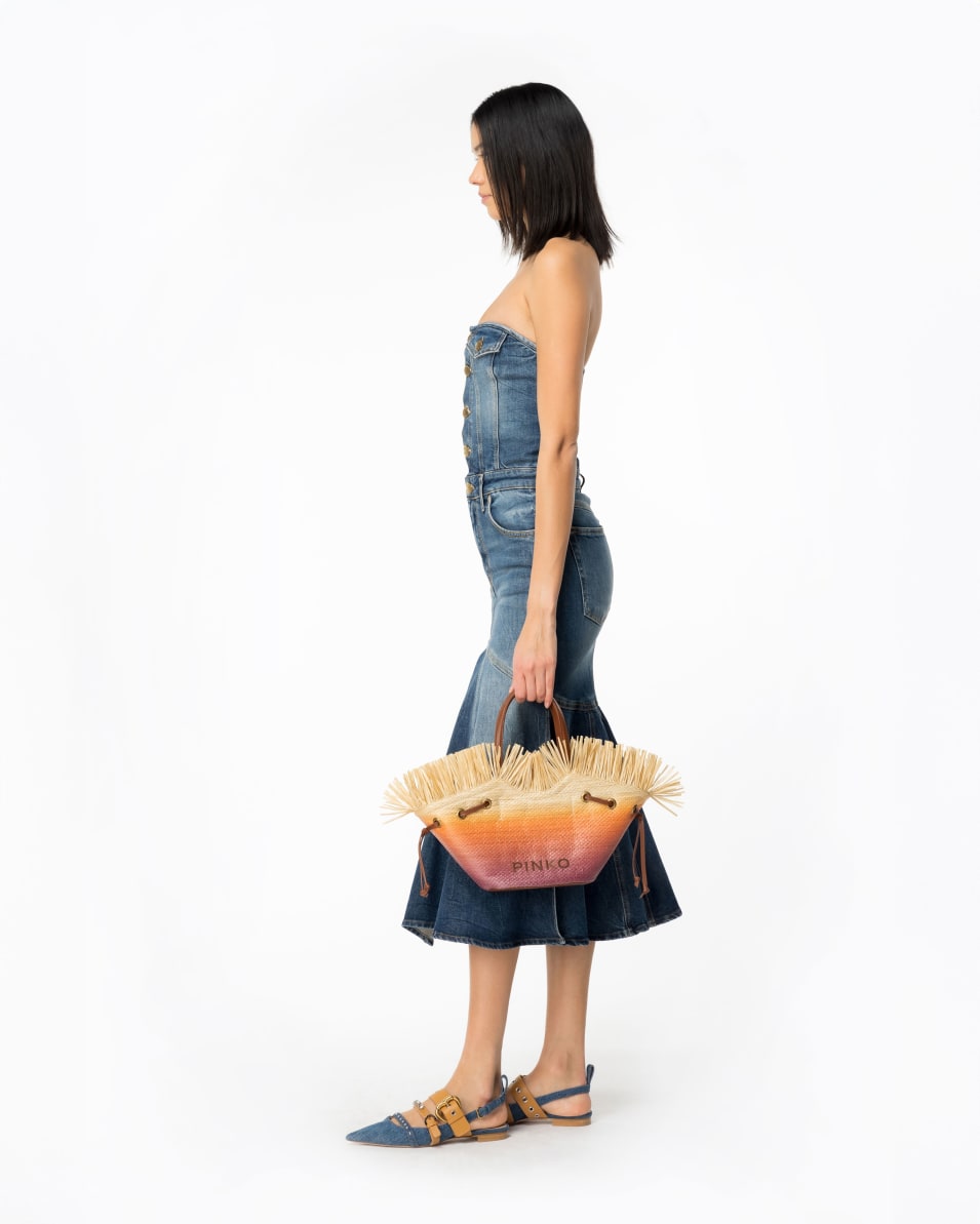 Pinko Midikleid Denim Vintage Riesige Ersparnisse