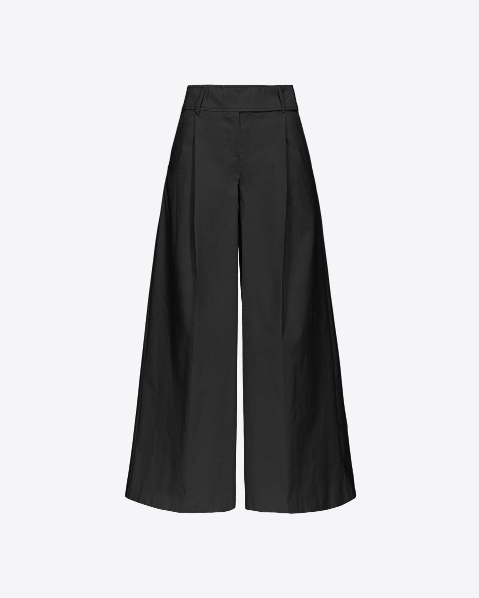 Pinko Extra weite Hose aus technischem Satin