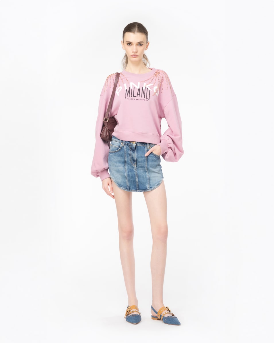 Pinko Sweatshirt PINKO Cities 50% Rabatt mit kostenlosem Versand