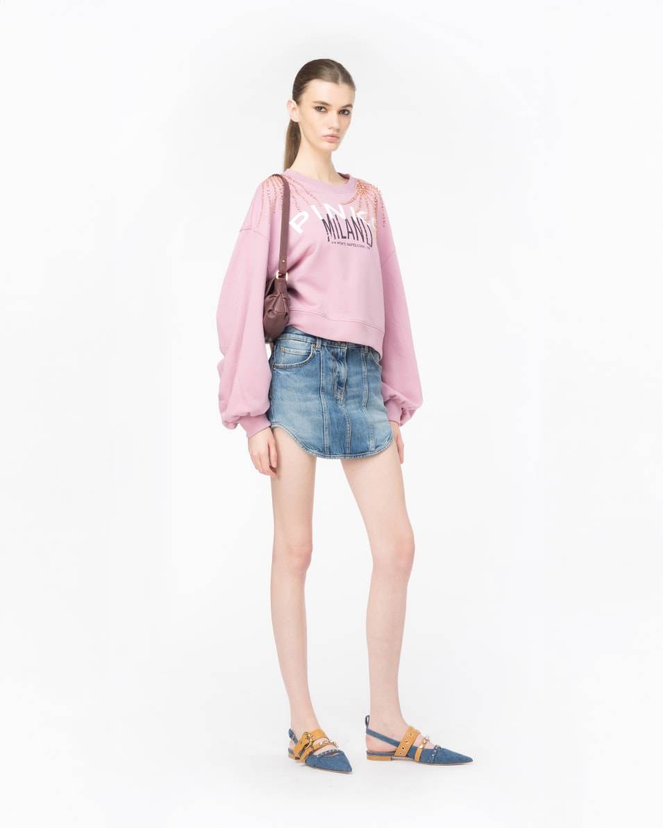 Pinko Sweatshirt PINKO Cities 50% Rabatt mit kostenlosem Versand