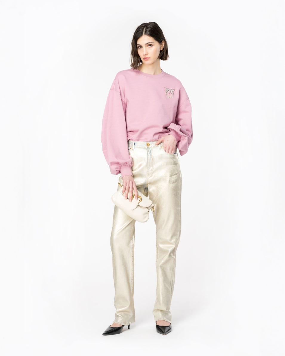 Pinko Jeans Straight Shining Denim 50% Rabatt für begrenzte Zeit