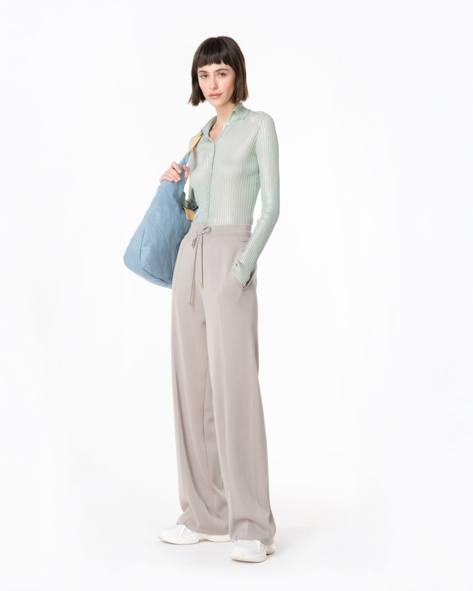 Pinko Gerippter Pullover mit Lurex und Knöpfen Angebote