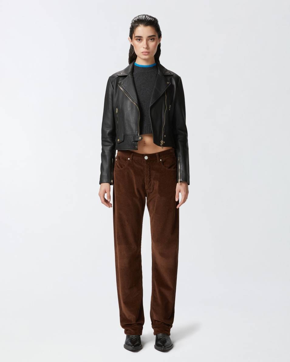 Pinko Hose im Loose Fit aus Cordsamt Fabrikpreis