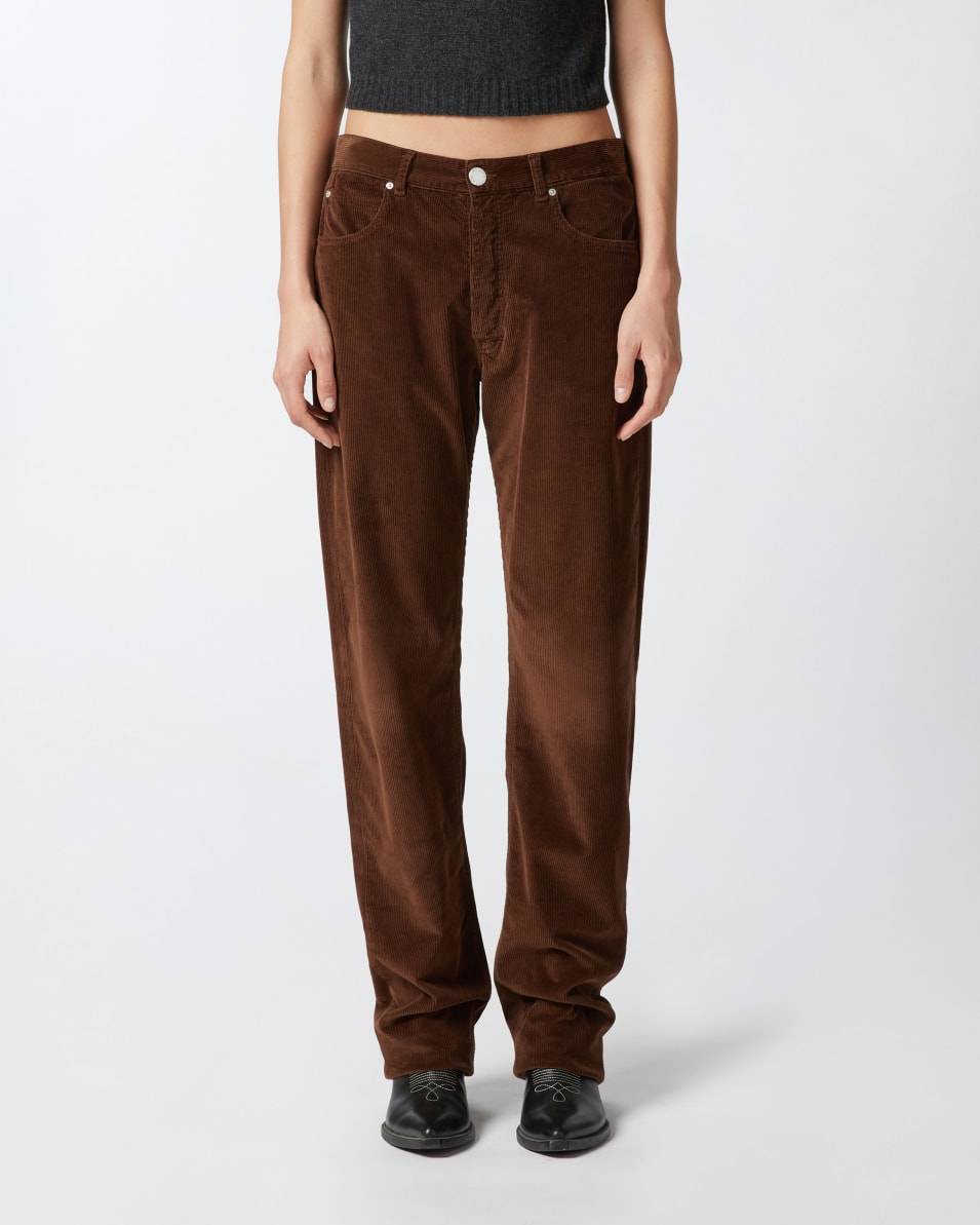 Pinko Hose im Loose Fit aus Cordsamt Fabrikpreis
