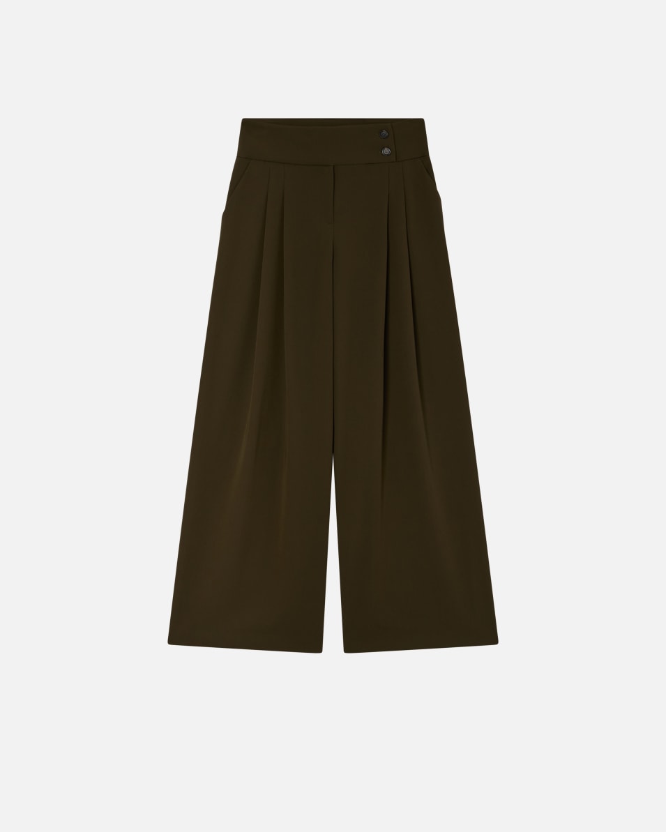 Pinko Elegante Hose mit weitem Bein und Bundfalten Weihnachtsangebot