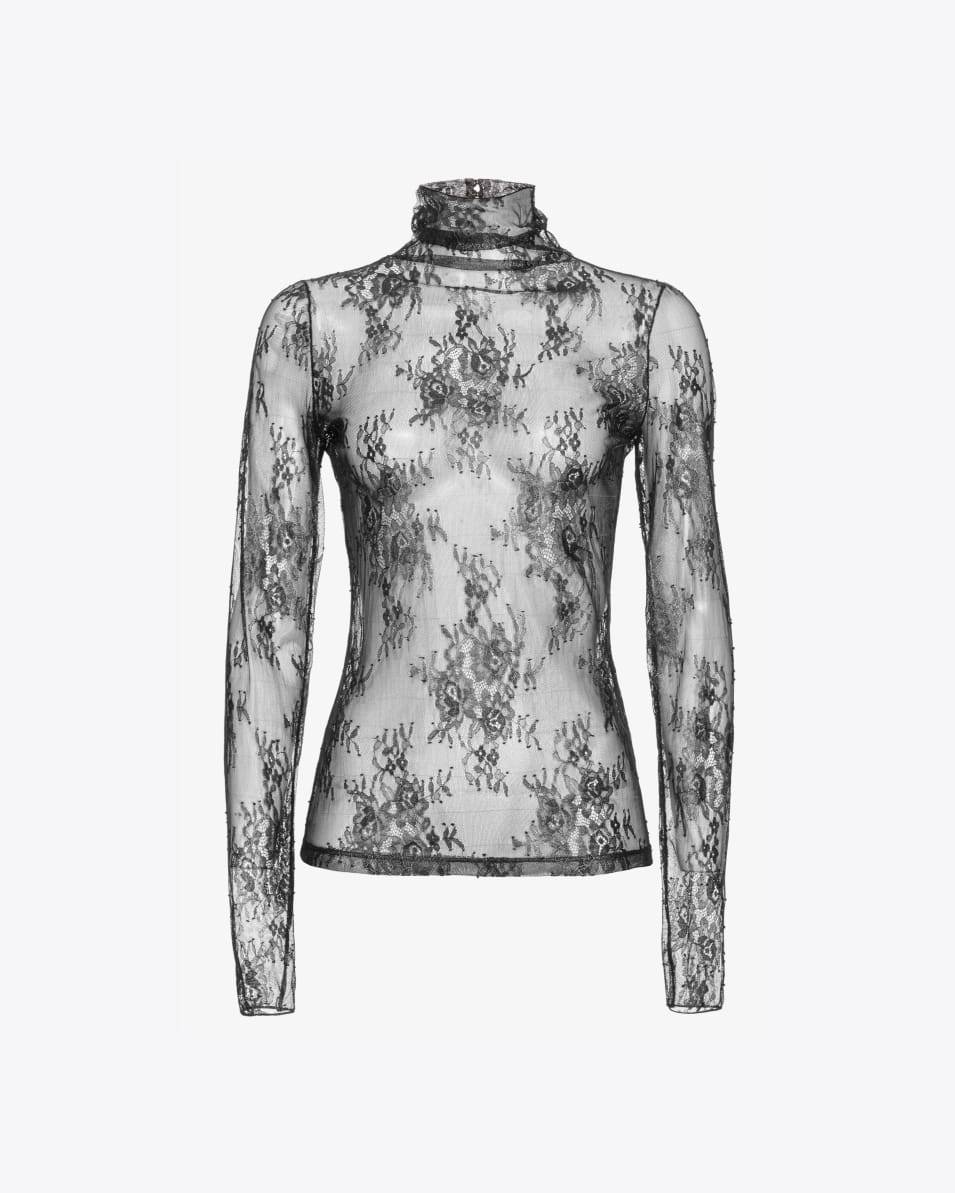 Pinko Pullover aus Metallic-Spitze Große Rabatte