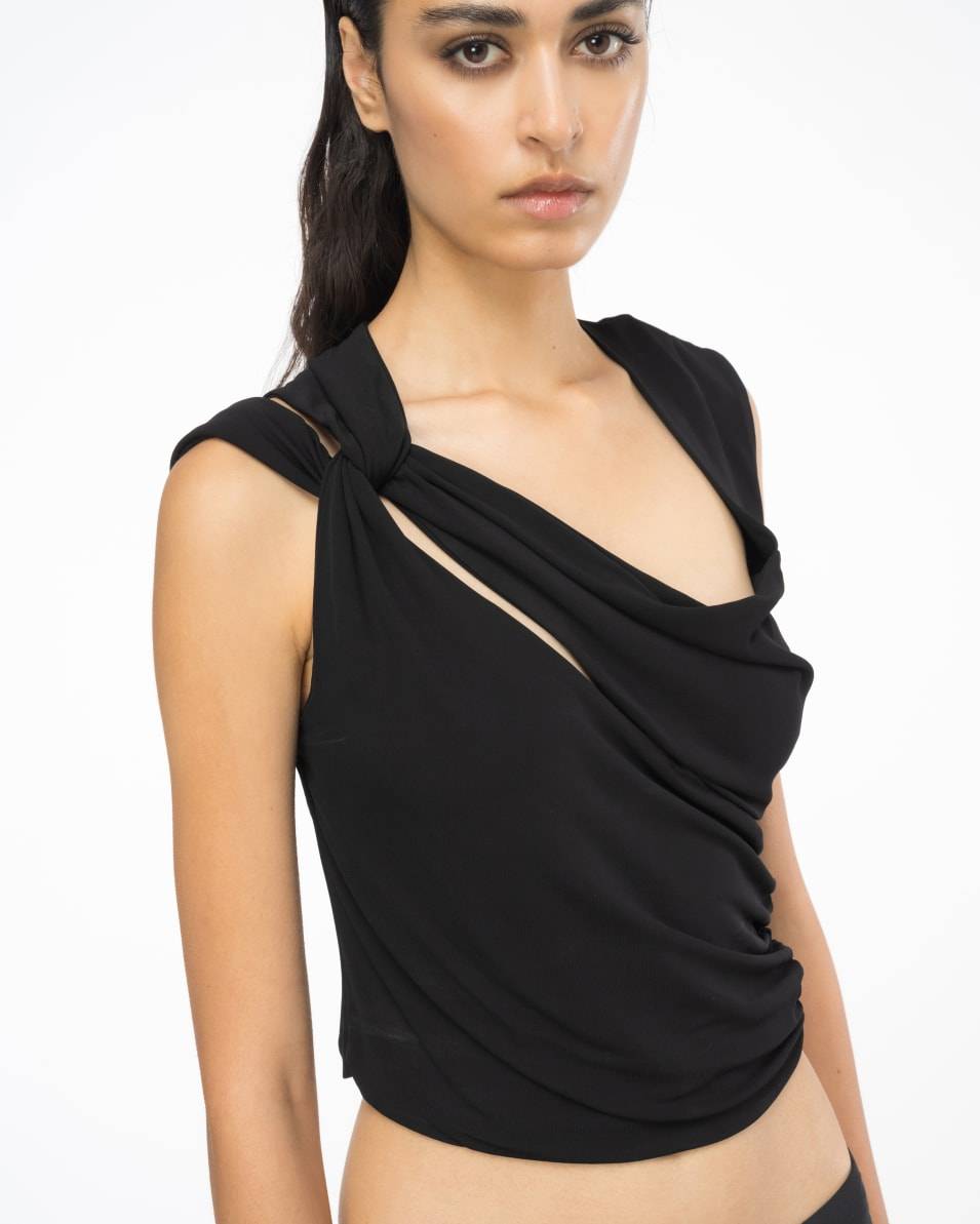 Pinko Torchon-Top aus Interlock-Krepp Neuheiten