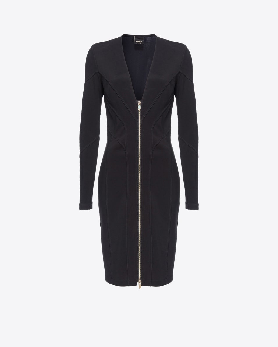 Pinko Midikleid mit Steppnähten Saisonale Angebote
