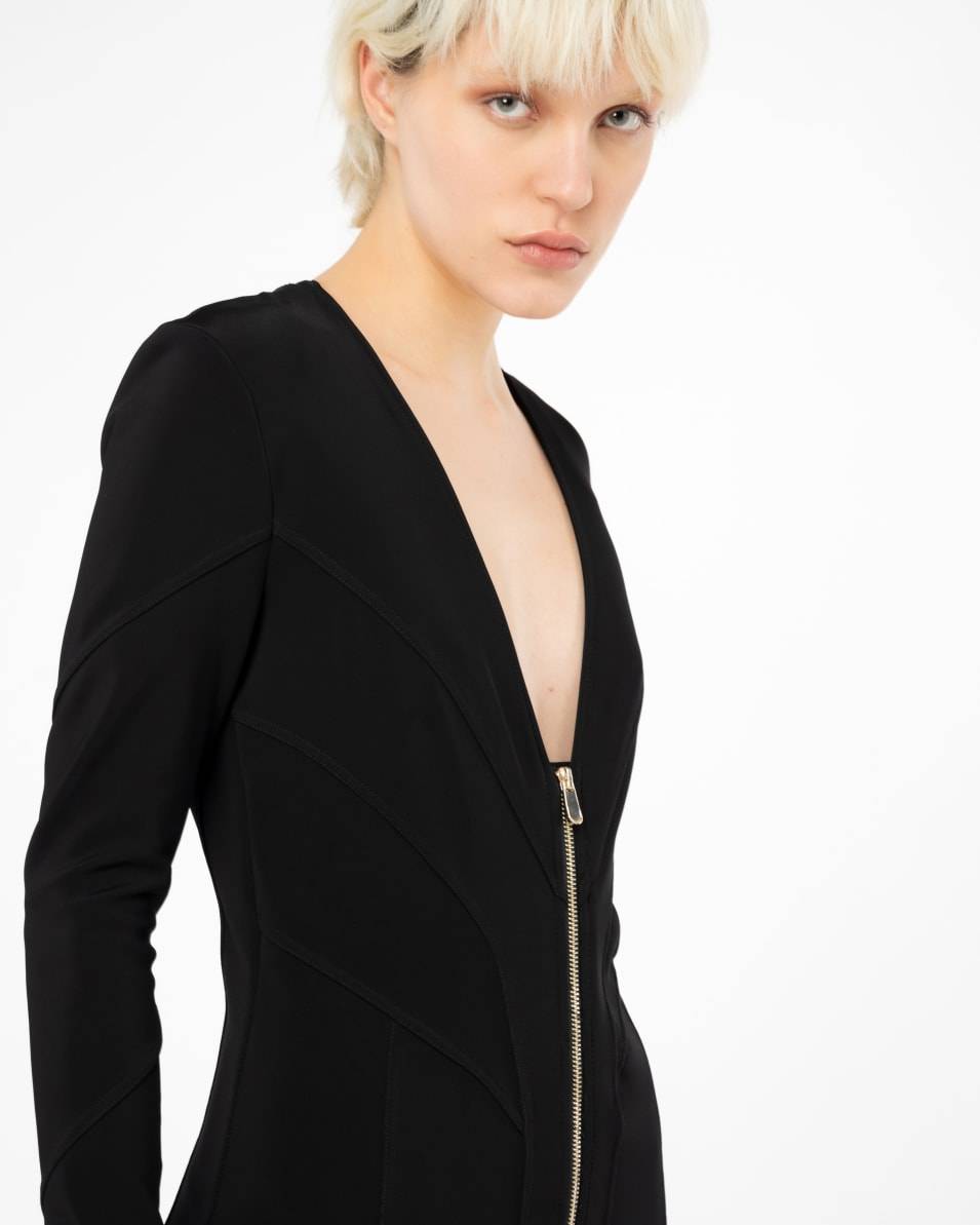 Pinko Midikleid mit Steppnähten Saisonale Angebote