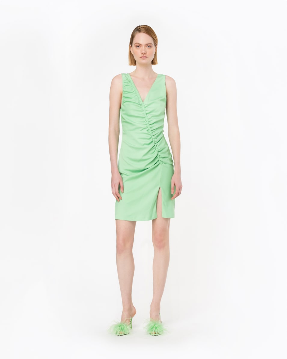 Pinko Minikleid aus mattem Satin Räumungsverkauf