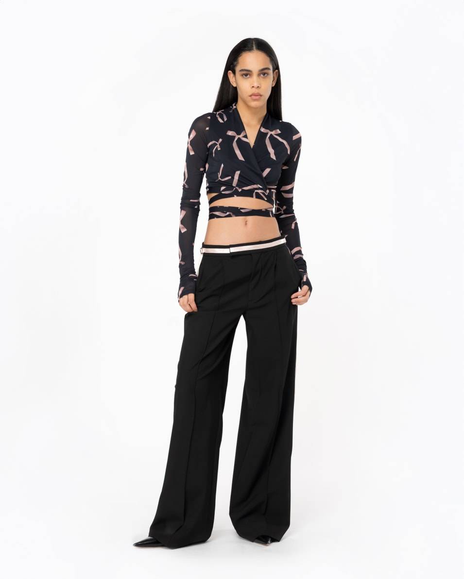 Pinko Kurzer Cardigan mit Schleifchen Reimagine PINKO by Patrick McDowell Riesige Ersparnisse
