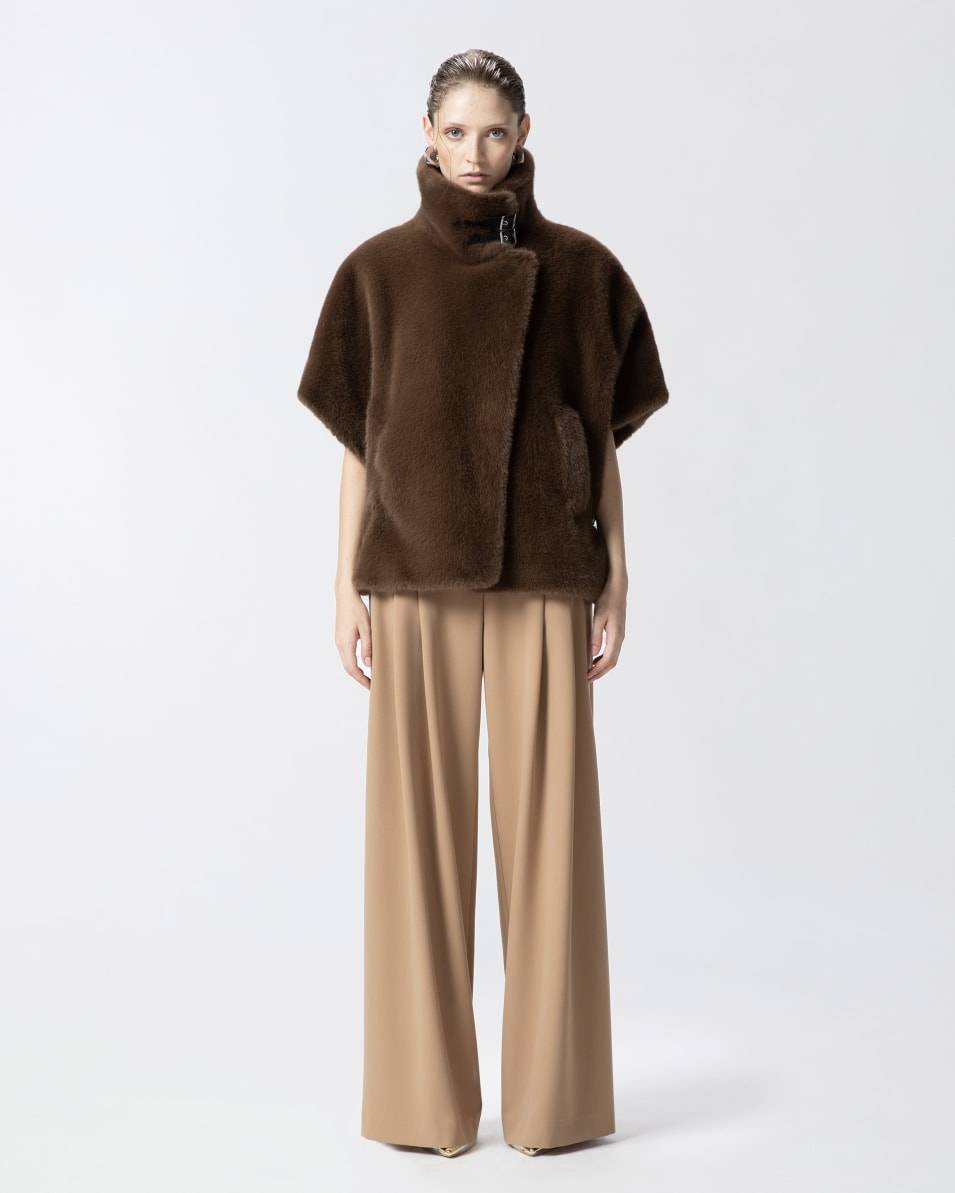 Pinko Elegante Hose mit weitem Bein und Bundfalten Bis zu 65% Rabatt