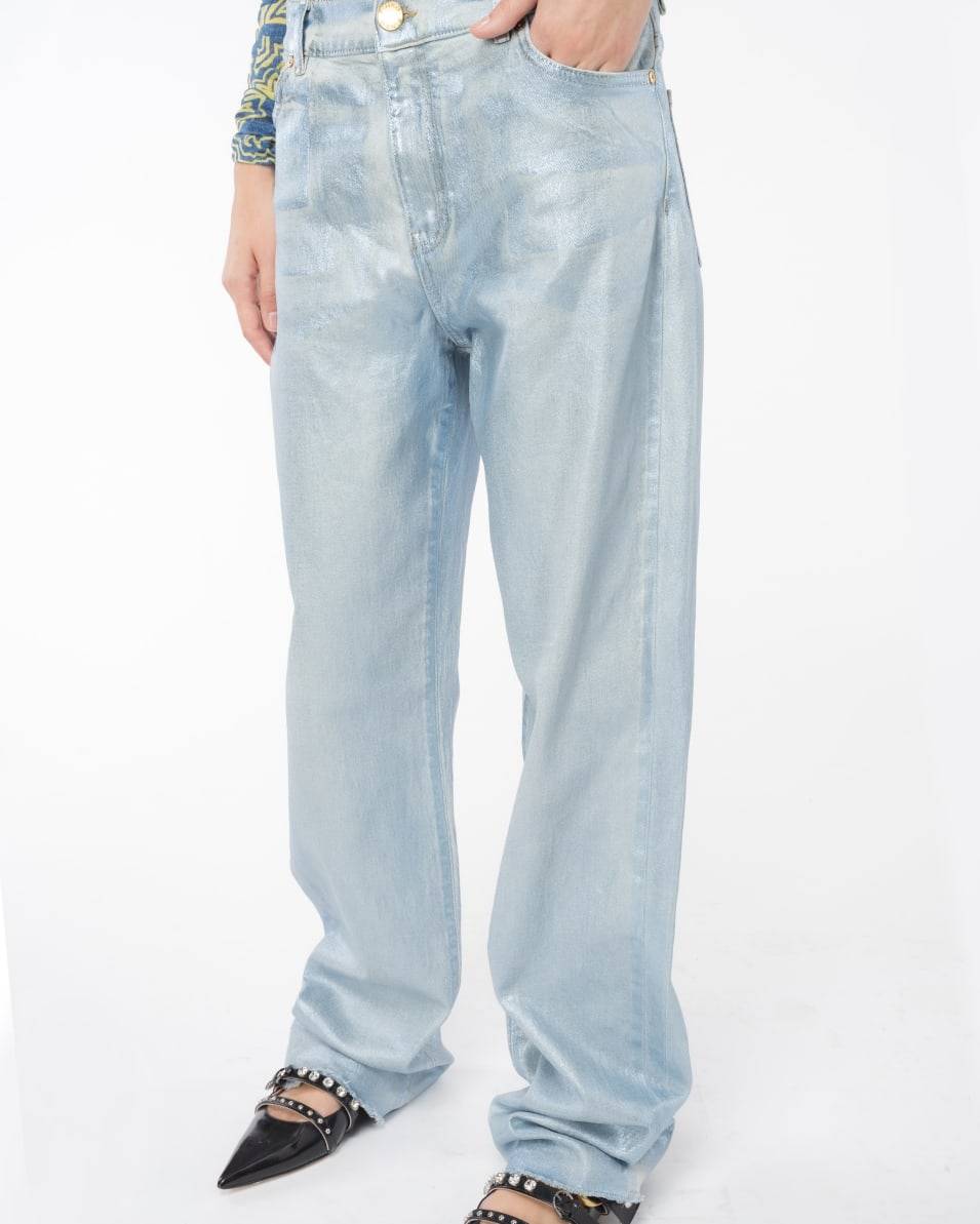 Pinko Jeans Straight Shining Denim Günstiger Verkauf