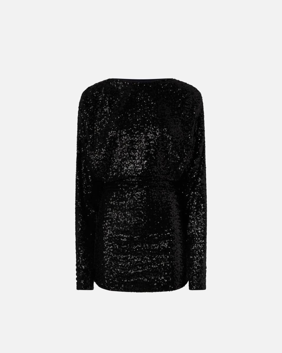 Pinko Elegantes Minikleid mit Pailletten Großer Ausverkauf