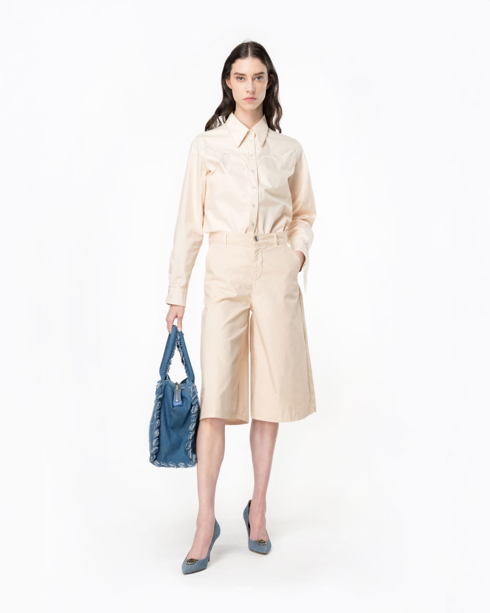Pinko Bermudas aus Gabardine Exklusive Angebote