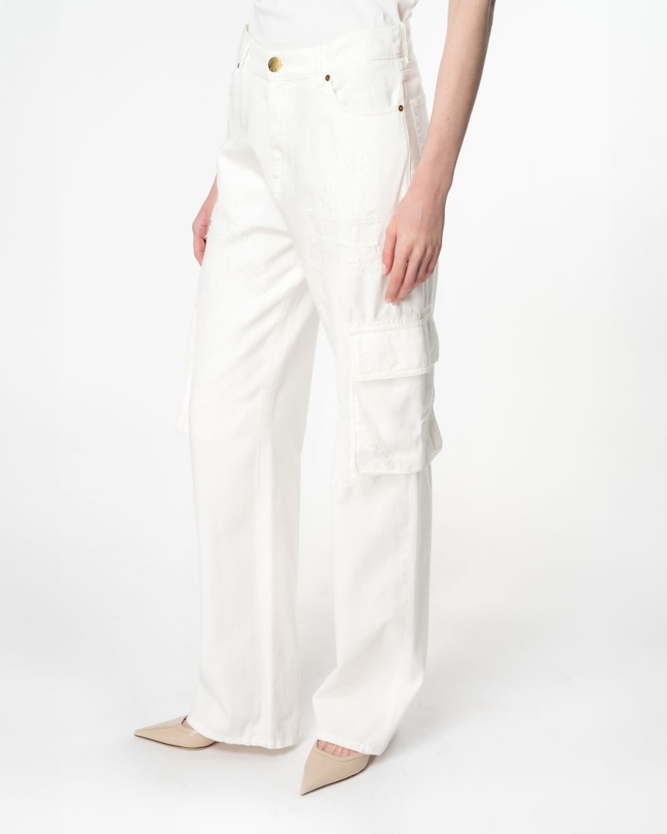 Pinko Cargohose aus Bull mit Rissen und Flicken Bestseller