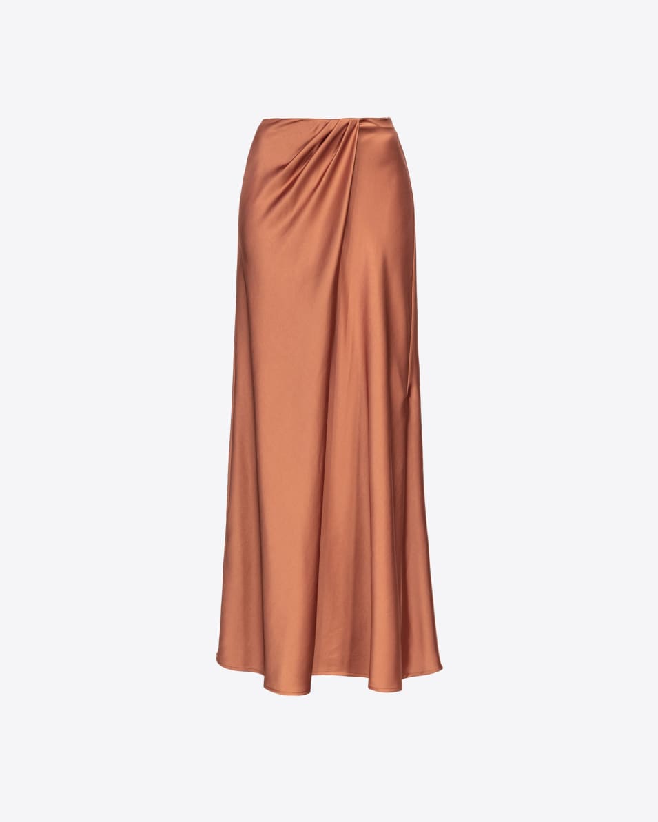 Pinko Eleganter Rock aus strukturiertem Satin