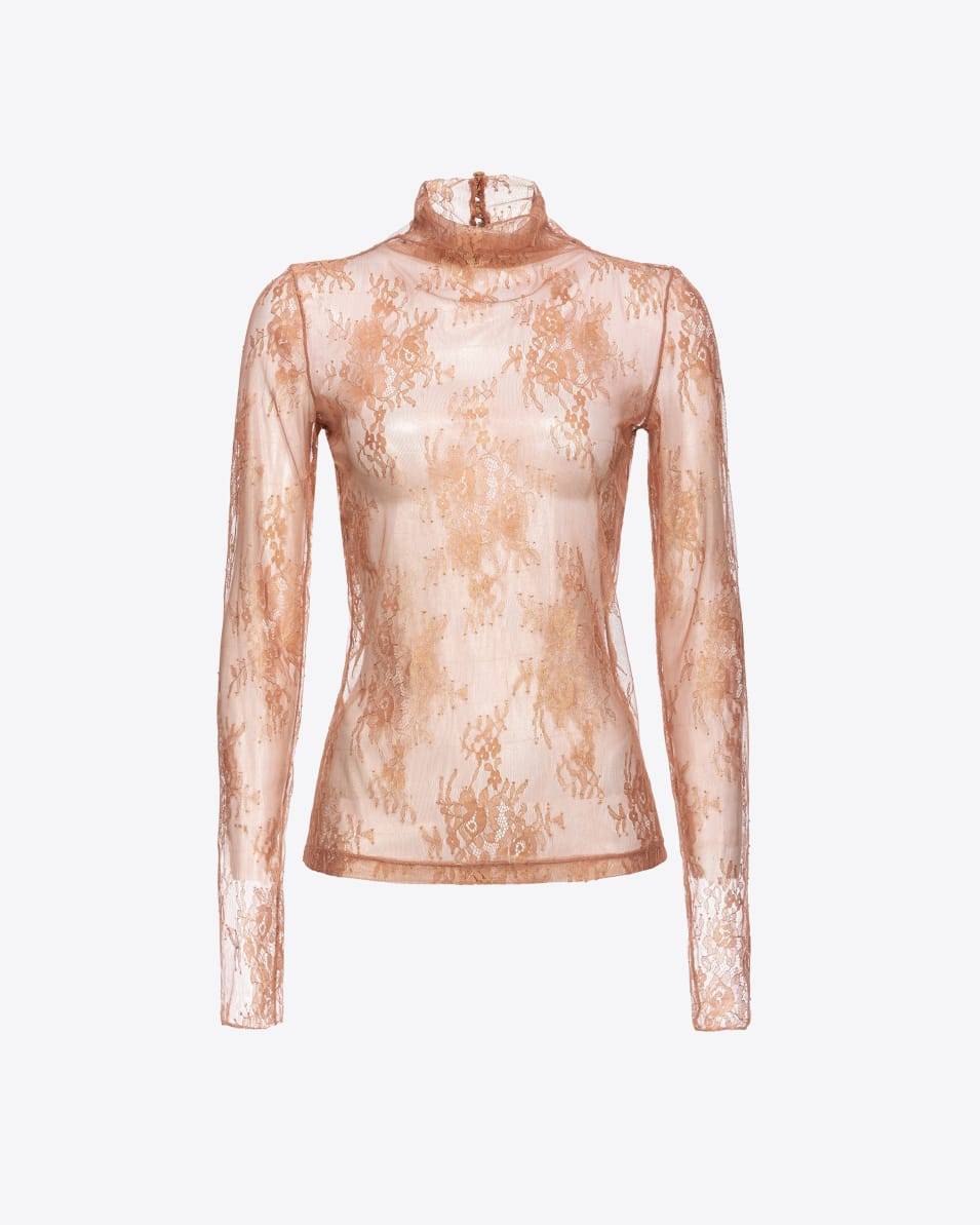 Pinko Pullover aus Metallic-Spitze Letzte 2 Tage
