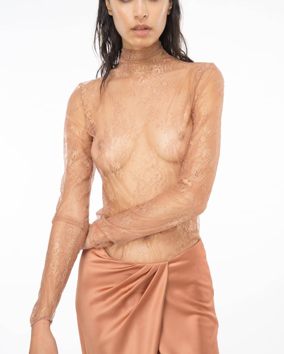Pinko Pullover aus Metallic-Spitze Letzte 2 Tage