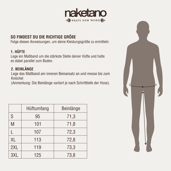 Naketano Schnellbumser 2.0 - Grey Melange Kostenloser Versand international
