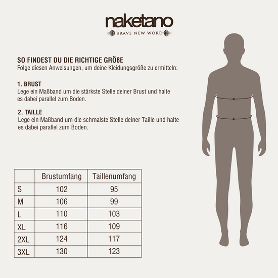 Naketano Adonis II. - Anthracite Melange Begrenzt auf 3 Tage