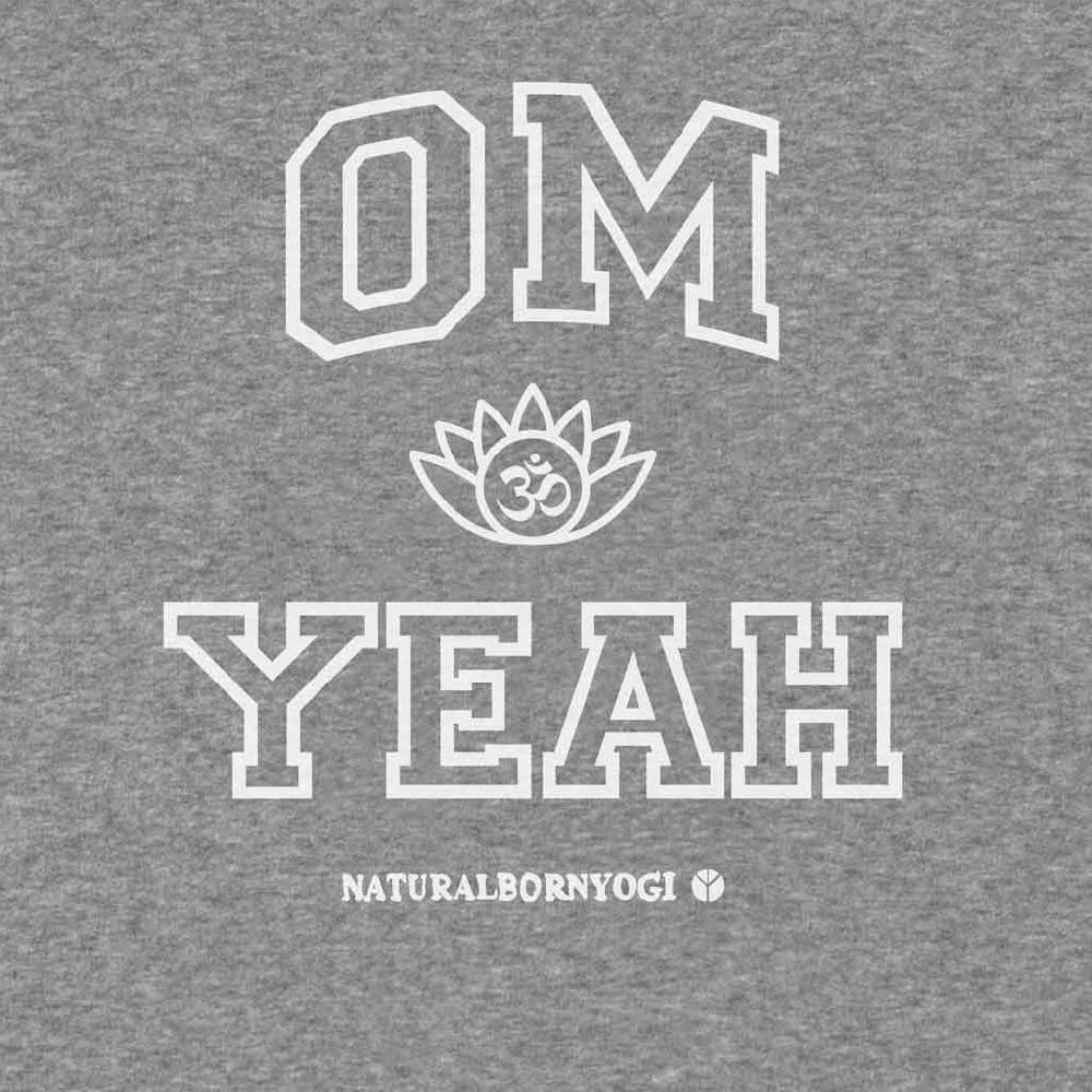 Natural Born Yogi Om Yeah – Sweatshirt Hoodie-Kleid grau Blitzangebot