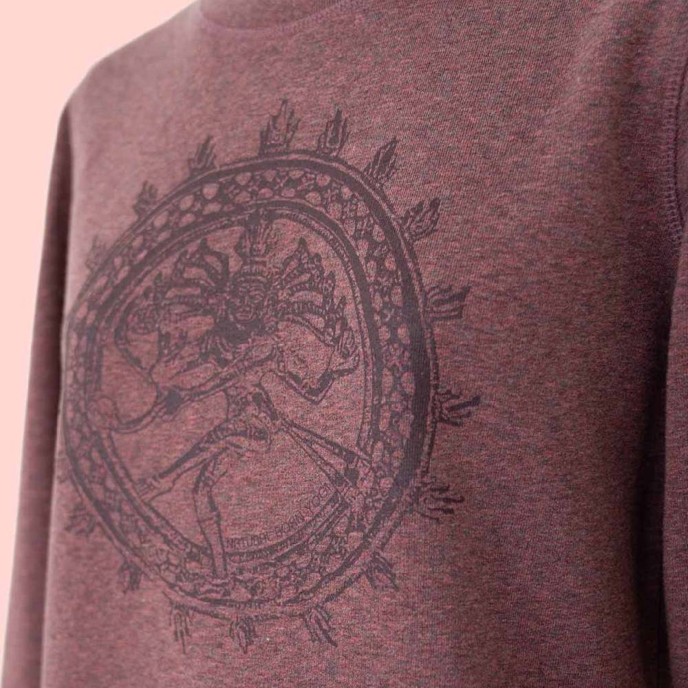 Natural Born Yogi Shiva Fever – Sweatshirt Kleid berry Bestseller
