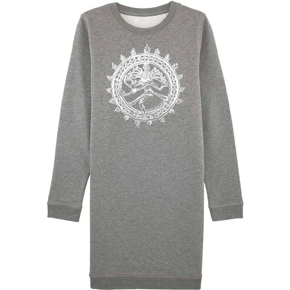 Natural Born Yogi Shiva Fever – Sweatshirt Kleid grau Saisonale Angebote