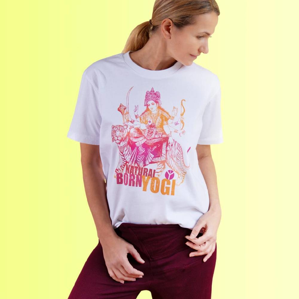 Natural Born Yogi Delicious Durga – T-Shirt Letzter Tag