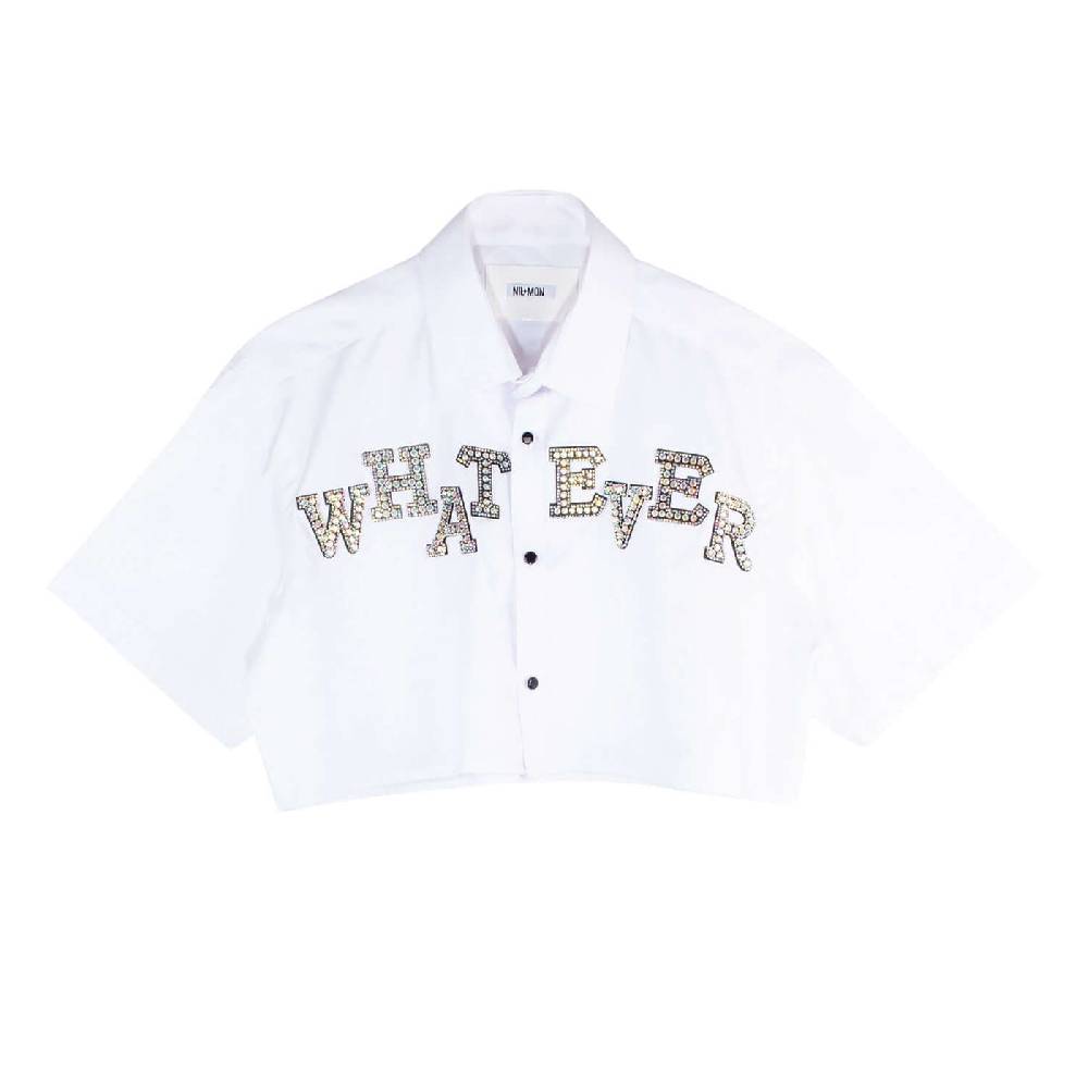 NIL+MON Crop Shirt "Whatever" Blitzangebot